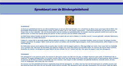 Desktop Screenshot of geleidehond.vanee.org